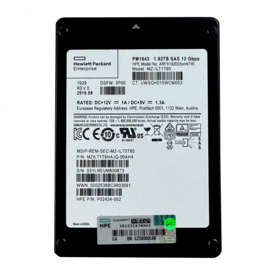HP P14261-002 1.92TB SAS SSD